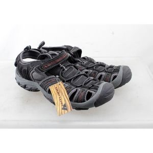 Outland River Sandals Black Gray